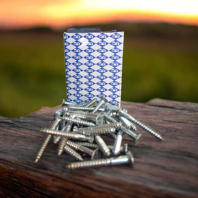 HALF THREAD WOOD SCREWS1/2X4 M.T